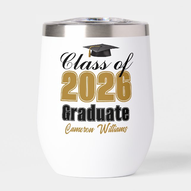 Personalized Gold Class of 2026 Graduation (Avant)