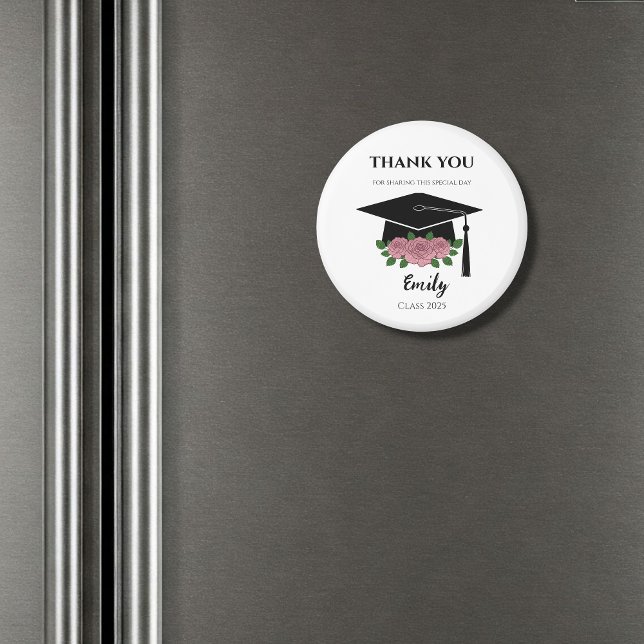 Personalized graduation favors with magnet (Créateur téléchargé)