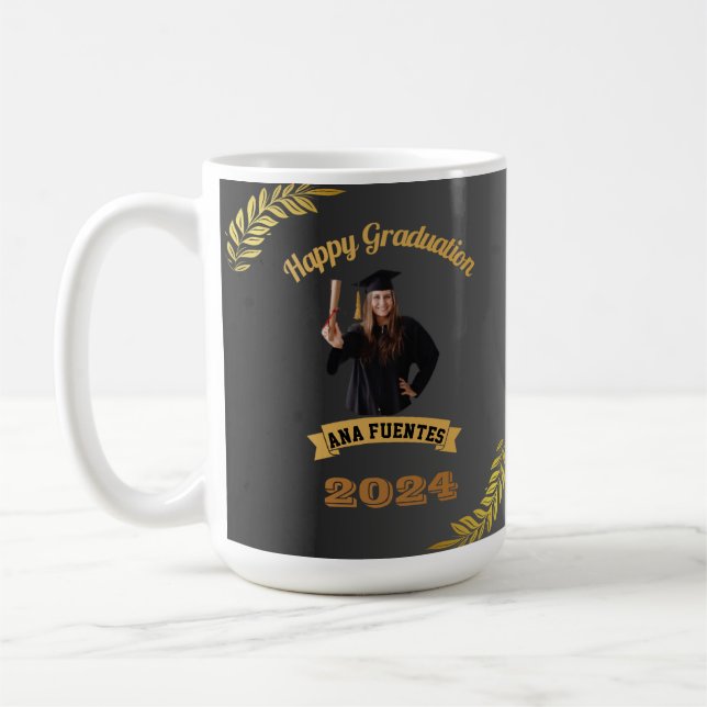 personalized graduation mug (Gauche)