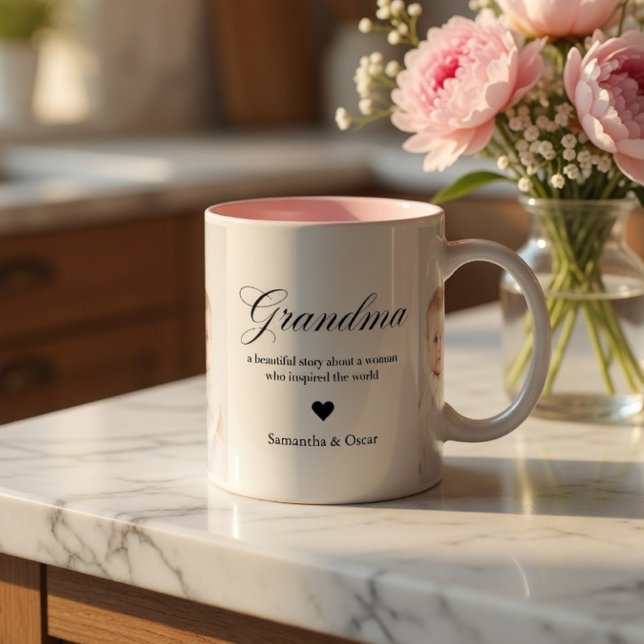 Personalized Grandma Photo Mug Custom Grandmother  (Créateur téléchargé)