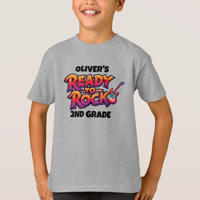Personalized Graphic Kid T-shirt - Back To School (Devant)