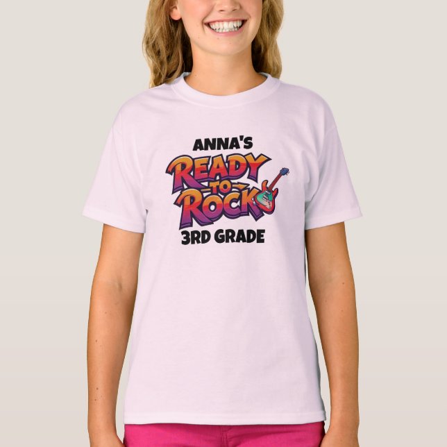 Personalized Graphic Kid T-shirt - Back To School (Devant)