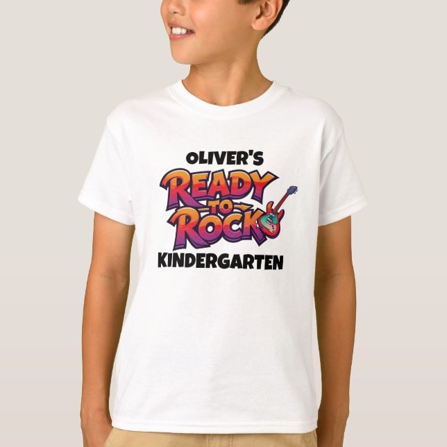 Personalized Graphic Kid T-shirt - Back To School (Devant)