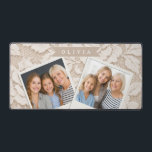 Personalized Ivory Lace Bridal Elegant Vintage<br><div class="desc">Delicate lace is one of those motifs that seems timeless right away. The grandeur of traditional lace designs is captured in this personalized ivory lace floral collection, which also features a contemporary personalized touch. The design combines softness, sophistication, and adaptability, drawing inspiration from delicate floral textures and old lace fabrics....</div>