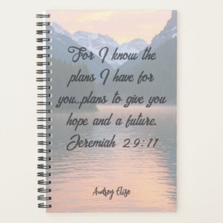 Personalized Jeremiah 29:11 Planner