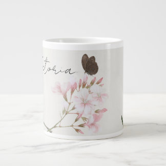 Personalized Ju Lian Design Floral Butterfly Mug