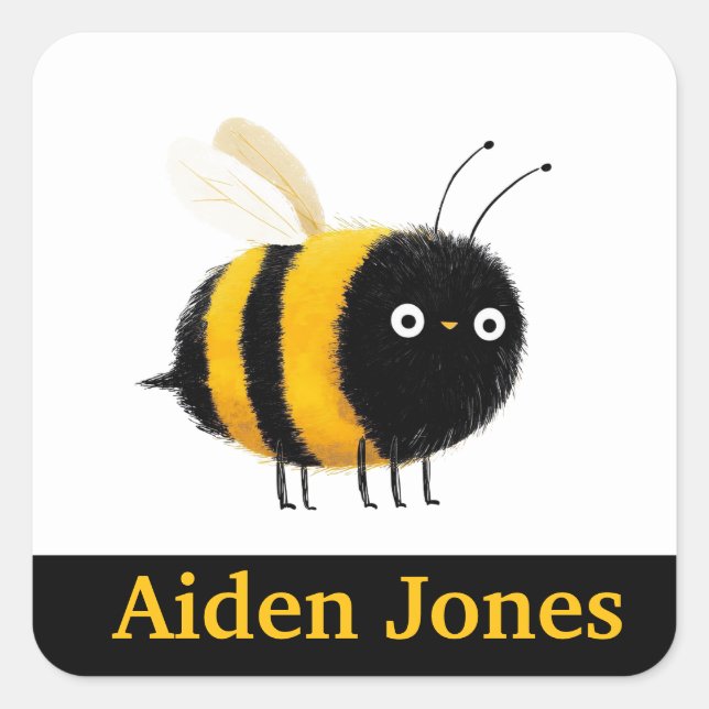 Personalized kids stickers colorful (Devant)