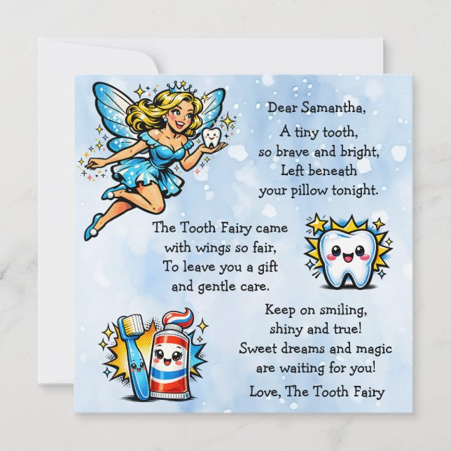 Personalized Letter from the Tooth Fairy (Devant)