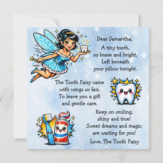 Personalized Letter from the Tooth Fairy (Devant)
