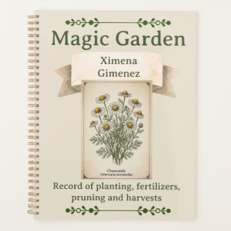 Personalized Magic Garden Journal - Chamomile