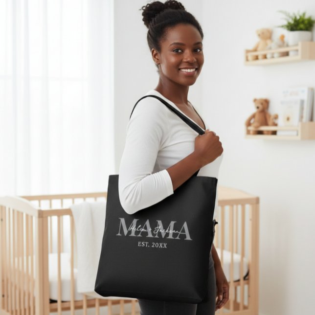 Personalized Mama Tote Bag with Name and Year (Créateur téléchargé)