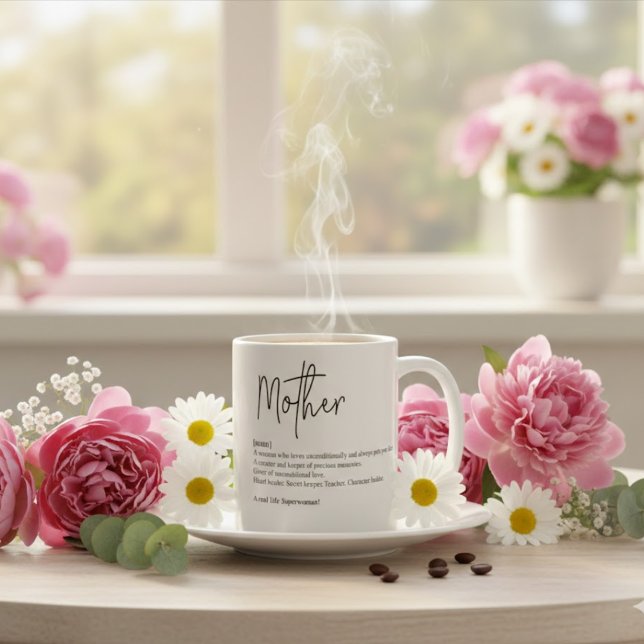 Personalized Mom Definition Photo Mug (Créateur téléchargé)