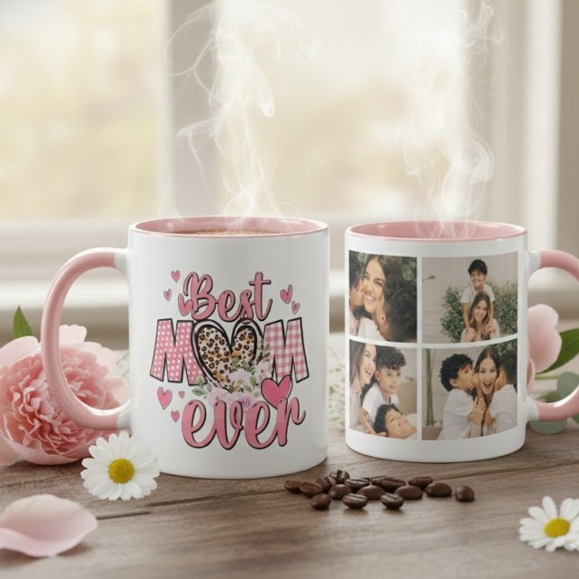 Personalized Mom Photo Mug Cute Design (Créateur téléchargé)