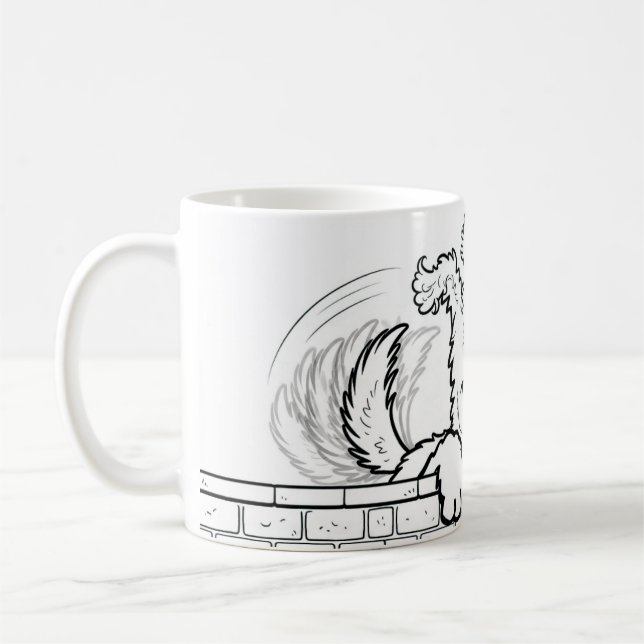 Personalized mug with a dog design (Gauche)