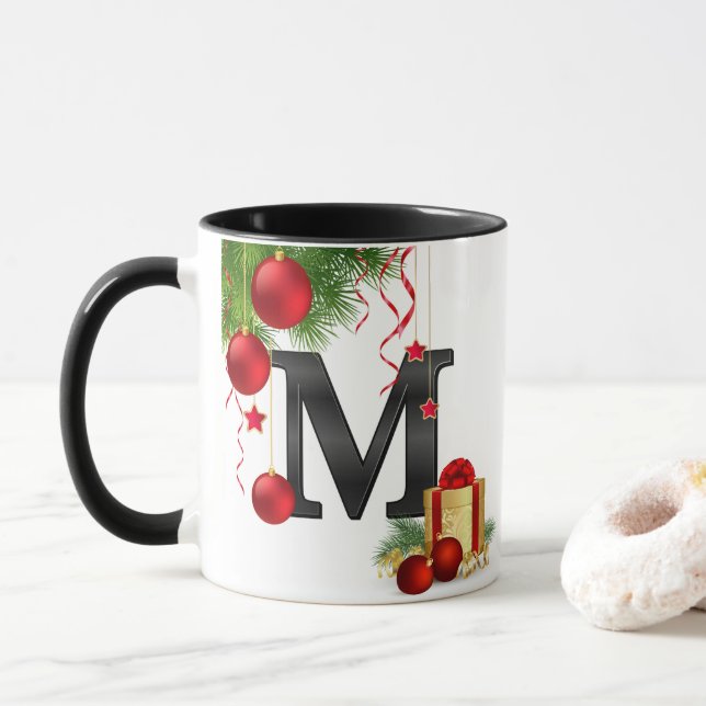 Personalized Mug with Letter (Avec donut)
