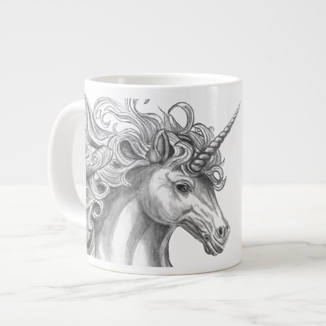 Personalized Mythological Unicorn Mug (Devant gauche)