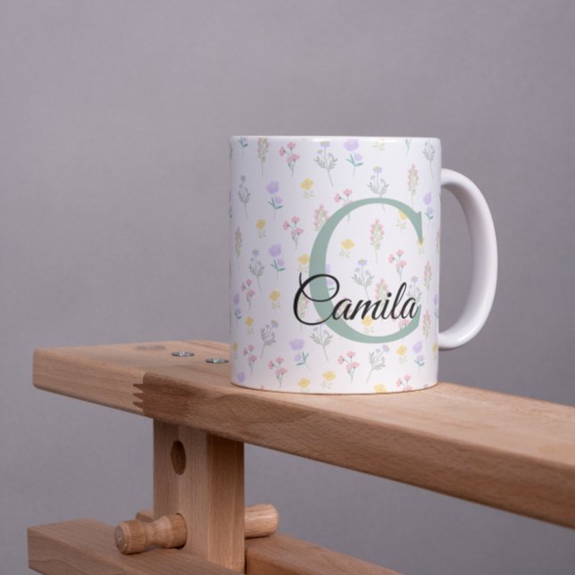 Personalized Name Mug with Initial  (Créateur téléchargé)