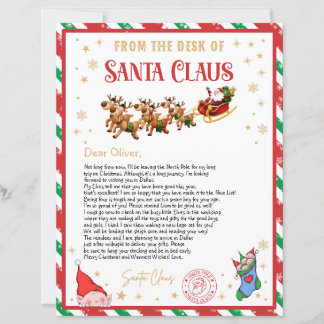 Personalized Official North Pole Letter from Santa