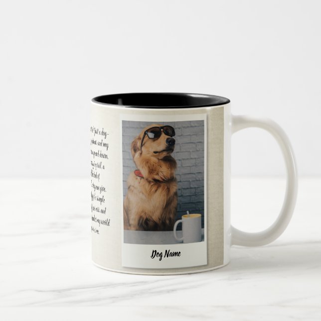 Personalized Pet Love Story Mug - Custom (Droit)