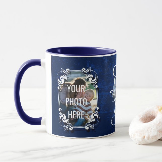 Personalized Photo Mug – Custom Gift (Avec donut)