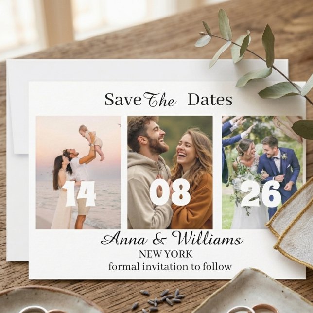 Personalized Photo Save the Date Invitation (Créateur téléchargé)
