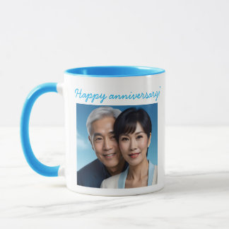 Personalized Photo Wedding Anniversary Mug