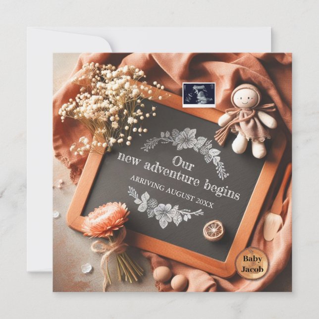 Personalized Pregnancy Reveal - Ultrasound  Photo (Devant)