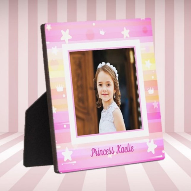 Personalized Princess Photo tabletop Plaque (Créateur téléchargé)