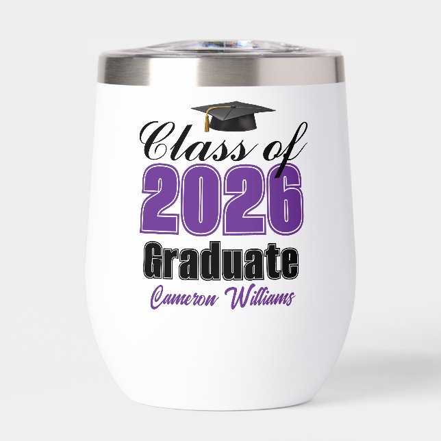 Personalized Purple Class of 2026 Graduation (Avant)
