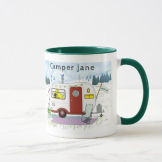 Personalized Red Trailer  Mug