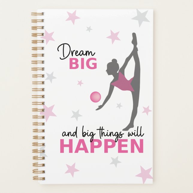 Personalized Rhythmic Gymnast Dream Big Planner wi (Devant)