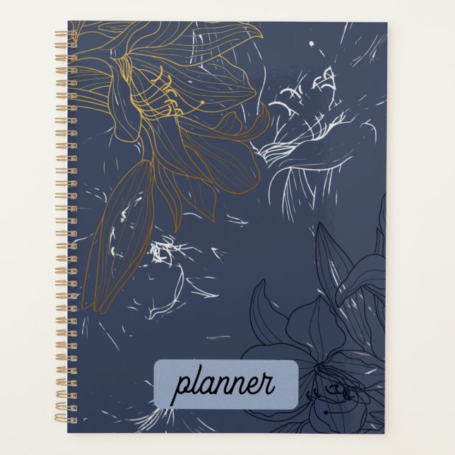Personalized Soft Beginnings Planner Cover (Devant)