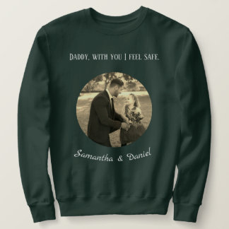 Personalized sweatshirt for dad, father's day.