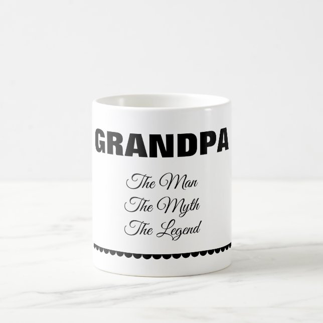 Personalized “The Man The Myth The Legend” Mug (Centre)