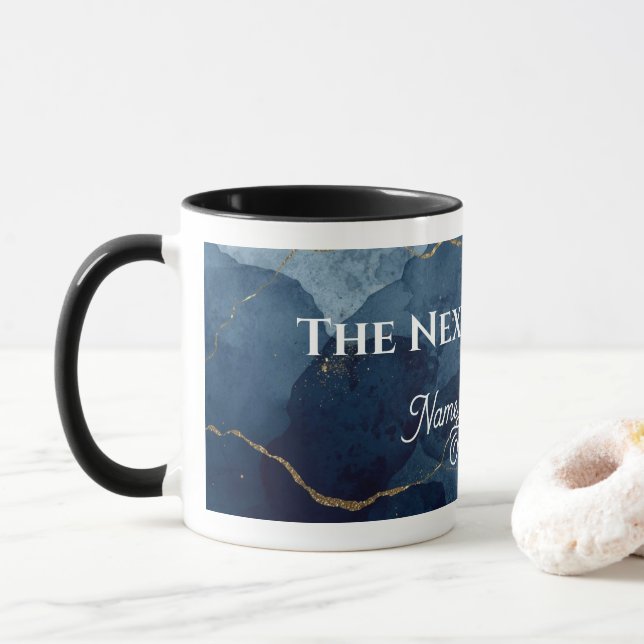 Personalized "The Next Chapter"  Retirement Mug (Avec donut)