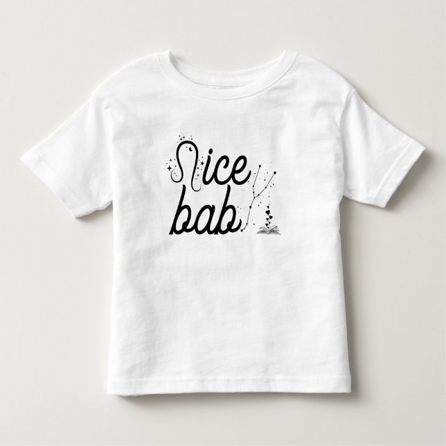 Personalized Toddler Fine Jersey T-Shirt – Soft  (Devant)