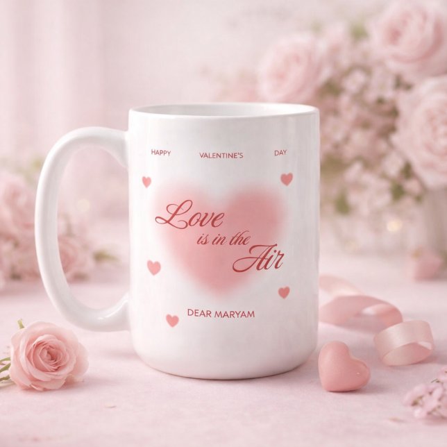 Personalized Valentine’s Day Romantic Couple Mug  (Créateur téléchargé)