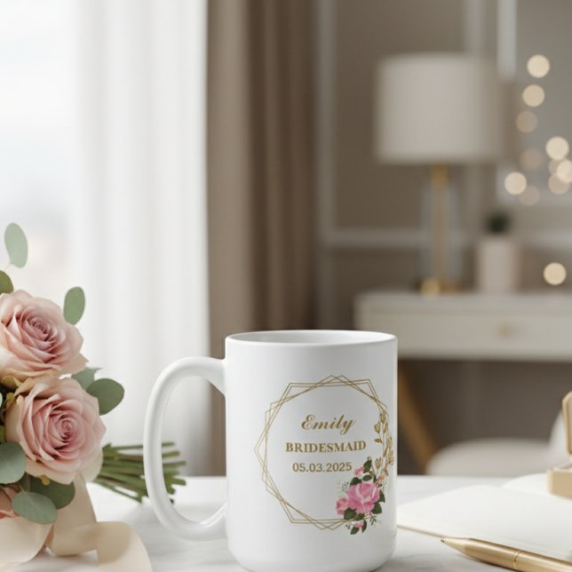 personalized wedding mug - gift for bridesmaid (Créateur téléchargé)