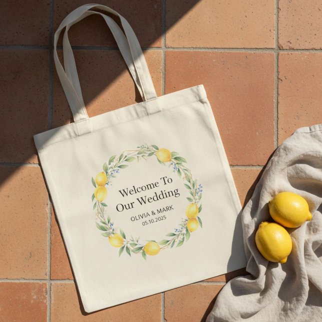  Personalized Wedding Welcome Tote Bag for Guests (Créateur téléchargé)