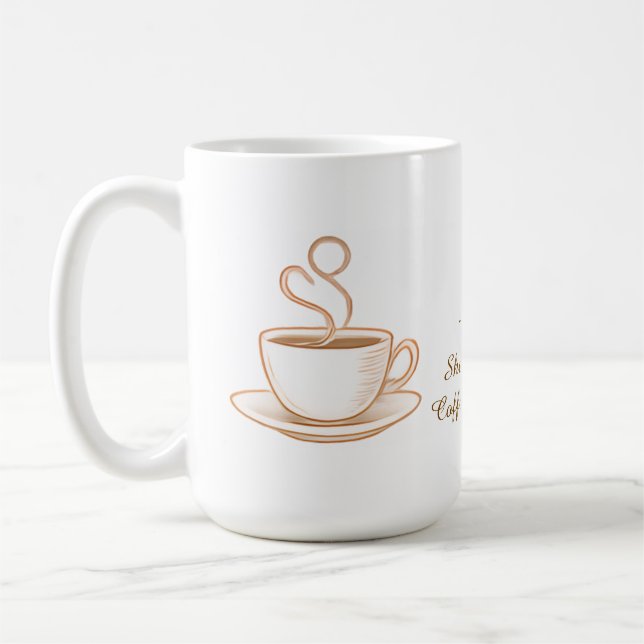 Personalized Women's Day Coffee Mug (Gauche)