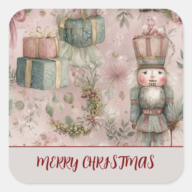 Personalized Xmas Sticker – Merry Christmas (Devant)