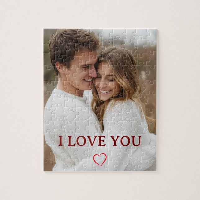 Personalized You & Me I Love You Puzzle Gift (Vertical)