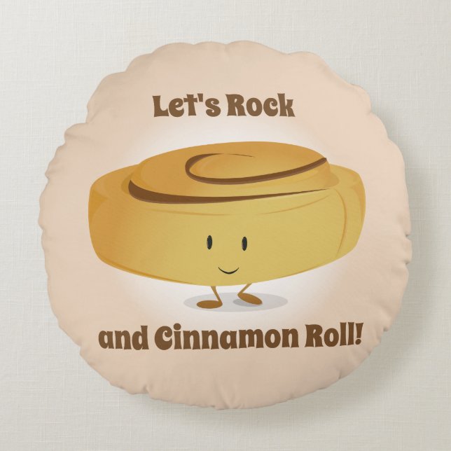 Personnage de cinnamon Roll| Coussin arrondi (Devant)