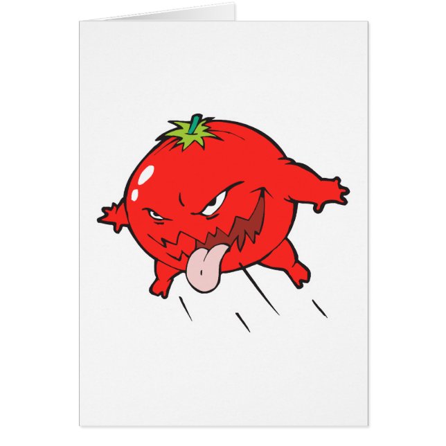 personnage de dessin animé de tomate pourrie en co (Devant)