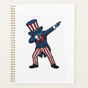 Personnage patriotique Dabbing Design vectoriel vi
