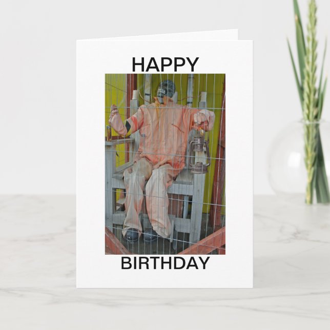 Personnages d'horreur Bonne carte d'anniversaire (Devant)