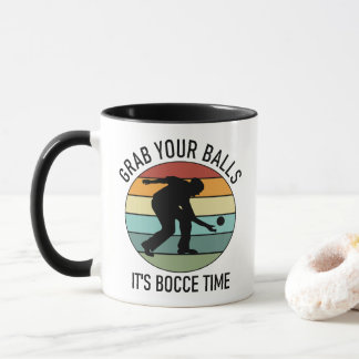Personnalisable 2 Côtés (Nom) Bocce Ball Mug
