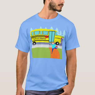 Personnalisable attrapant le T-shirt d'autobus