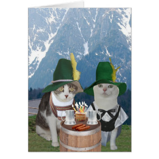 Personnalisable Chats Allemands Drôle / Kitties po