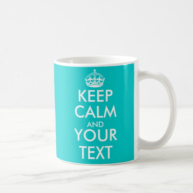 Personnalisable Conserver Mug de calme avec des co (Droite)